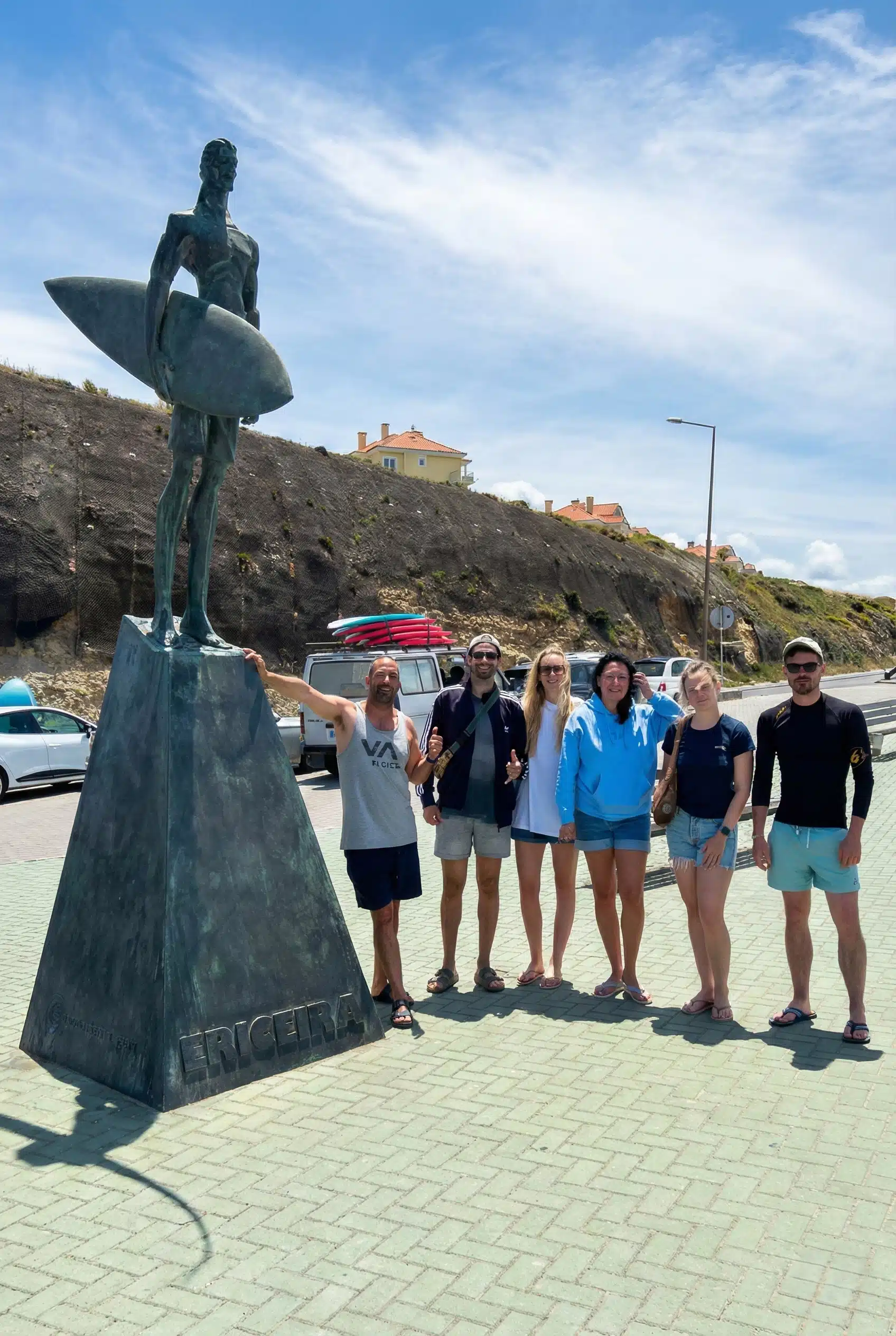 Aerial view of Ericeira, Europe's first World Surfing Reserve