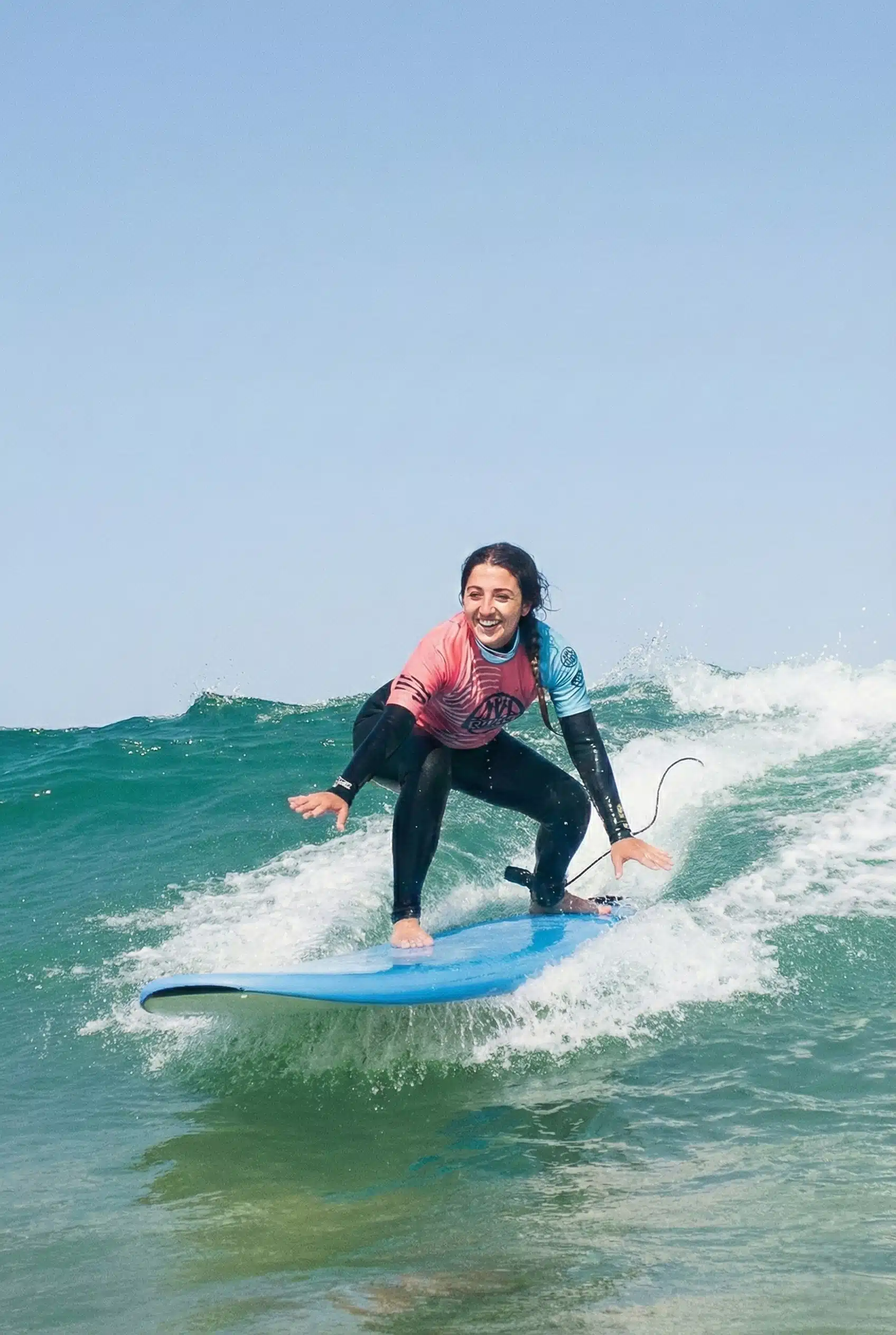 Certified surf coaching session with Sea Krew instructor in Ericeira Portugal