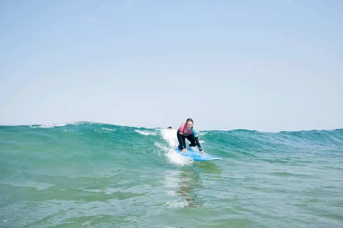 Autumn surf season in Ericeira with warm water and empty line-ups