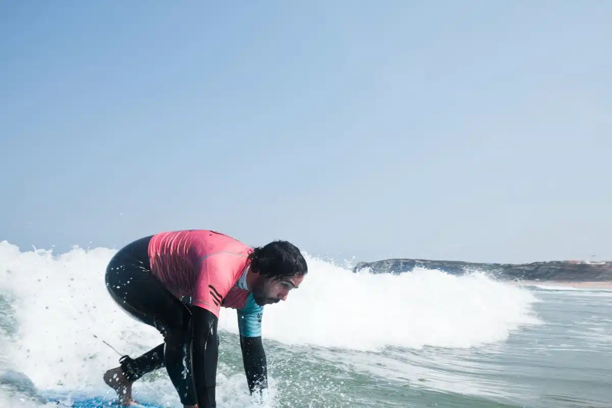 Surf video analysis session with Sea Krew coaching in Portugal